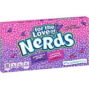 Nestlé Nerds Grape & Strawberry Tiny Tangy Crunchy Candy, 141.7G - "Nerds Grape & Strawberry - 141.7g of Tiny Tangy Crunchy Candy!"