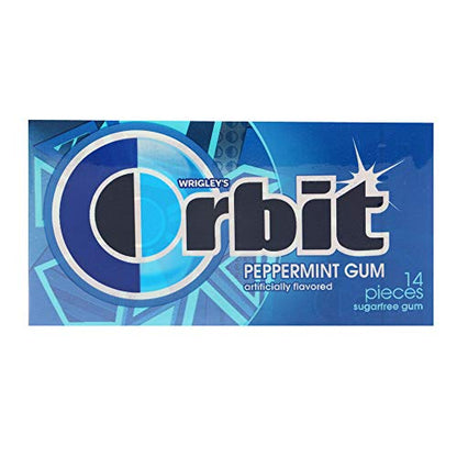 Wrigley's Orbit Sugar Free Chewing Gum - Peppermint, 26.6g - Sugar-free peppermint gum!