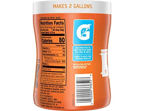 Gatorade Glacier Freeze Thirst Quencher Powder Drink Mix, 521g - Stay hydrated and refreshed with Gatorade's Glacier Freeze powder drink mix