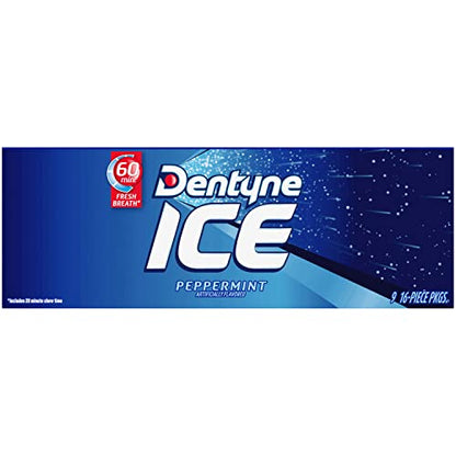 Dentyne Ice Peppermint, 7.6-Ounce (Pack of 9) - Peppermint perfection!