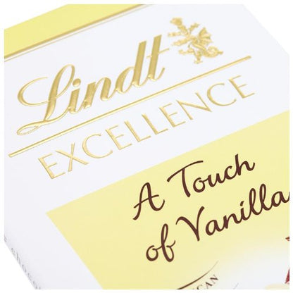 Lindt Excellence A Touch Of Vanilla White 100g - "Vanilla White Delight!"