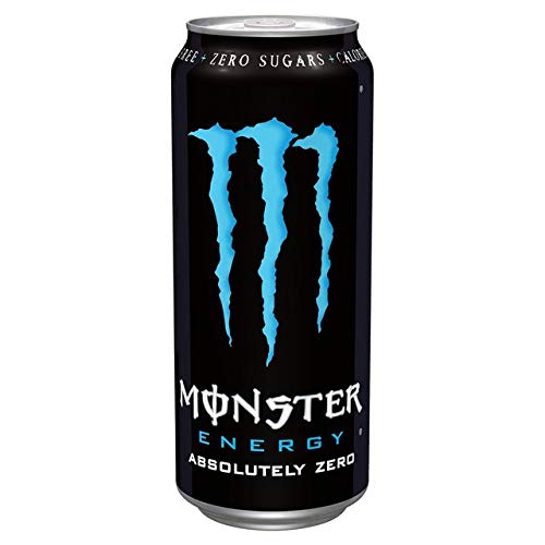 Monster Energy Absolute No Sugar 500ml, (Pack of 2 Cans X 500ml) - "Double Sugar-Free Boost!"