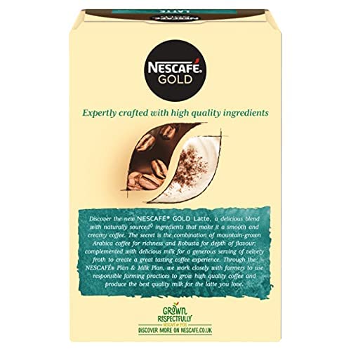 Nescafe Gold Latte, 156 g (45444) - "Latte Gold - Indulgent Coffee in Every Sip!"