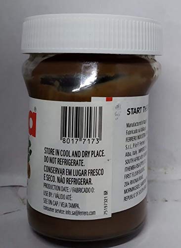 Nutella Chocolate Hazelnut Spread, 350 g - "Chocoholic's delight!"