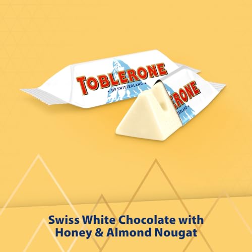 Toblerone Tiny Swiss White Chocolate With Honey & Almond