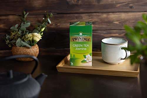 Twinings of London Green Tea & Jasmine • 25 Tea Bags, 1.59 oz ℮ 45 g