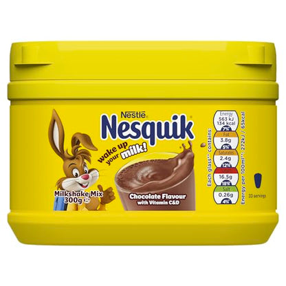 Nesquik Nestle Nesquik Chocolate Flavour Milkshake Mix, 300 G, (103066141), No Artificial Sweeteners - "Chocolate Nesquik Mix - 300g of Pure Milkshake Joy, No Artificial Sweeteners!"