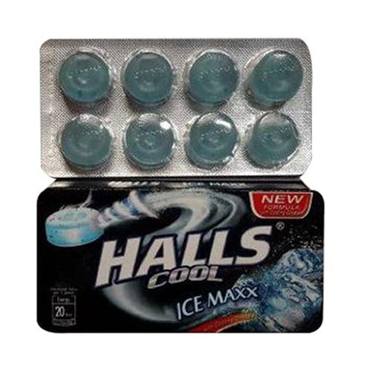 Halls Ice Maxx Candy, 22.4 g, 4 Pack - Refreshing menthol candy with an icy blast in a convenient 4-pack.