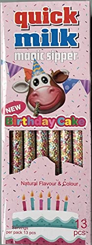 Magic Sipper - Birthday Cake Flavour Pack of Two - "Birthday Cake Flavor Fun!"