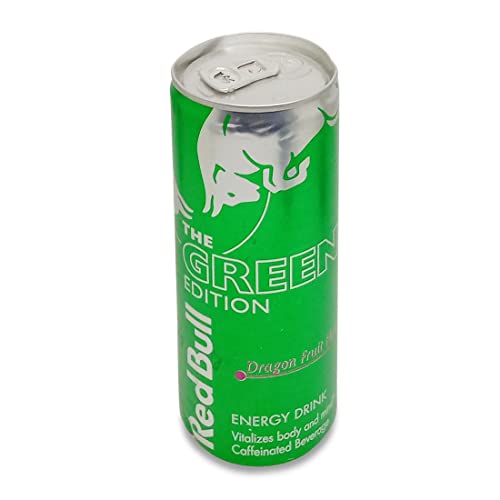 Red Bull The Green Edition Dragon Fruit Flavour Energy Drink, 250ml Can - Dragon Fruit Energy!