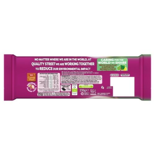 Nestle Quality Street Collisions Block 235g - "Quality Street Collisions - 235g of Exciting Chocolate Blends!"