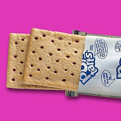 Pop Tarts Frosted Strawberry Pack of 2 Pouch, 2 x 416 g - "Double the strawberry fun!"