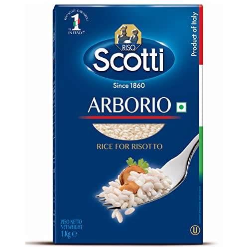 Riso Scotti Arborio Rice for Risotto, Product of Italy, Vacuum Packed, 35.2 oz â„® 2.2 lb â„® 1 kg - Ideal Risotto Rice!