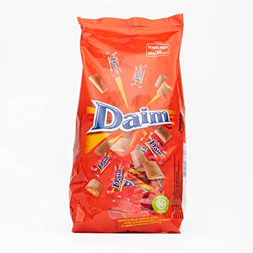 Daim Mini Milk Chocolates with Almond Caramel Center, 280 g - Mini chocolates with almond caramel