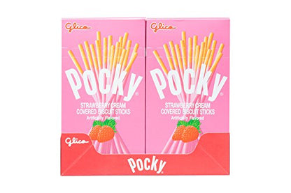 Pocky Biscuit Stick, Strawberry, 2.47 Ounce (Pack of 10) - "Strawberry sensation!"