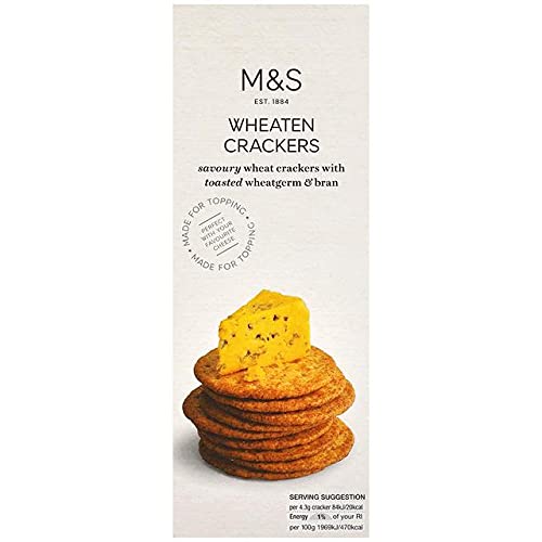 M&M Wheaten Cracker With Toasted Wheatgerm & Bran 150g - "Healthy Wheat Crunch!"