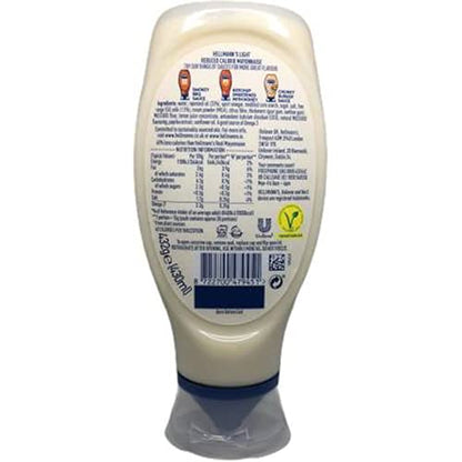 Hellmann's Light Mayonnaise, 14.54 fl oz / 430 ml / 432 g - Light mayonnaise with fewer calories.