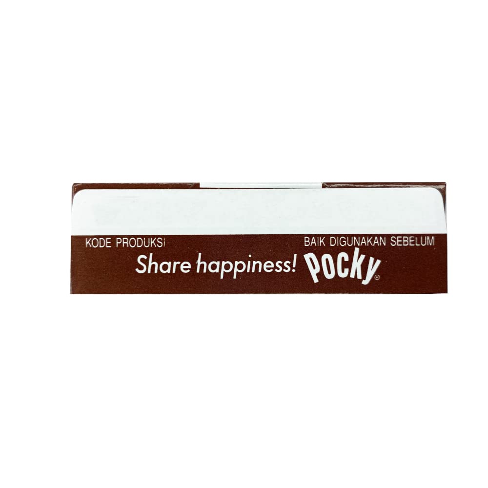 Pocky Double Choco Cream Covered Biscuit Sticks, 47 g - "Double chocolate delight!"