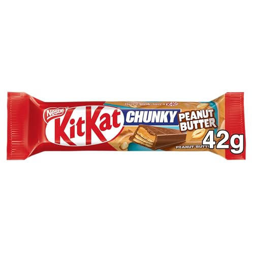 KitKat Chunky Peanut Butter, 24 X 42 g - Indulge in the creamy goodness of peanut butter with KitKat Chunky Peanut Butter, 24 X 42 g.