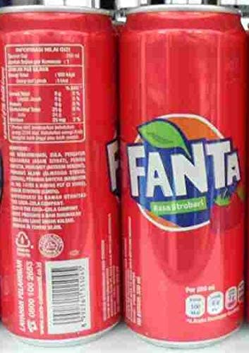 Fanta Strawberry (Imported) 325 ml - (12) - Strawberry sensation!