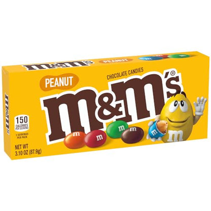 M&M's Peanut Chocolate Candies, 87.9 g, Yellow & Brown - "Peanut Choco Joy!"