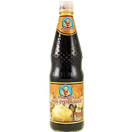 Healthy Boy Brand Thick Oyster Sauce, 800 g - Rich and thick oyster sauce for flavorful dishes.