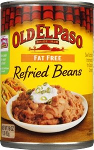 Old Elpaso Refried Fat Free Beans , 453g - "Fat-free bean goodness!"