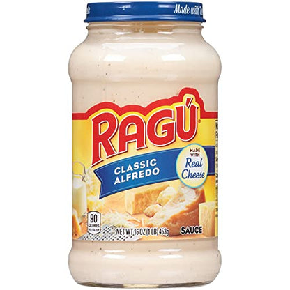 Ragu Cheesy Classic Alfredo Sauce, 453g - Cheesy classic Alfredo sauce, 453g!