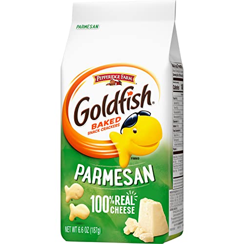 Pepperidge Farm Goldfish Baked Snack Crackers Parmesan, 187g - "Cheesy baked crackers!"