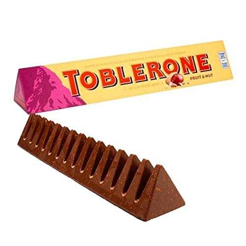 Toblerone of Switzerland Combo Pack Chocolate Bars (Swiss Milk, Swiss Dark, Swiss White, Swiss Milk Fruit & Nut),Pack of 4 (100gram Each)