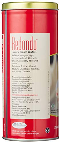 Redondo Luxury Cream Wafer, Strawberry, 200g - Strawberry Delight!