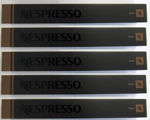 Nespresso Cosi Coffee Capsules (50) - "Cosi Coffee Capsules - 50 Pods of Smooth Elegance!"