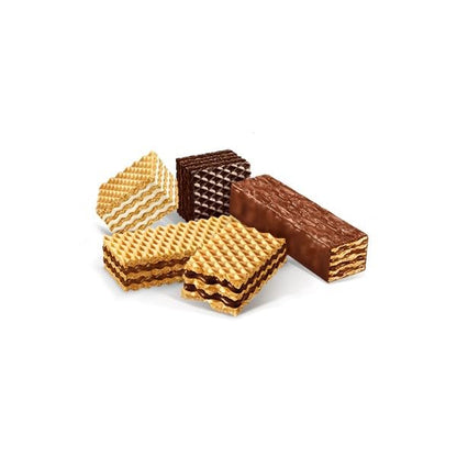 Loacker Quadratini Chocolate Bite Size Wafer Cookies,125 GMS