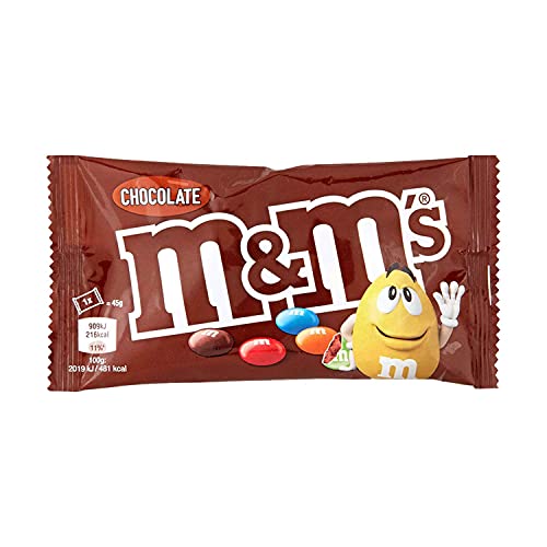 M & M MARS Chocolate- 4 Pack Pouch, 4 X 45 Gram - "M&M Chocolate 4 Pack!"