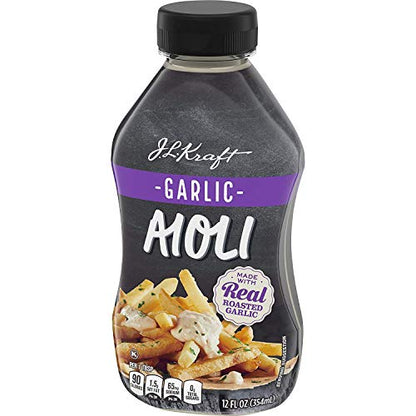 Kraft Garlic Aioli Mayo Spread (Dipping, Burgers & Sandwich), 354ml - "Garlic Mayo Magic!"