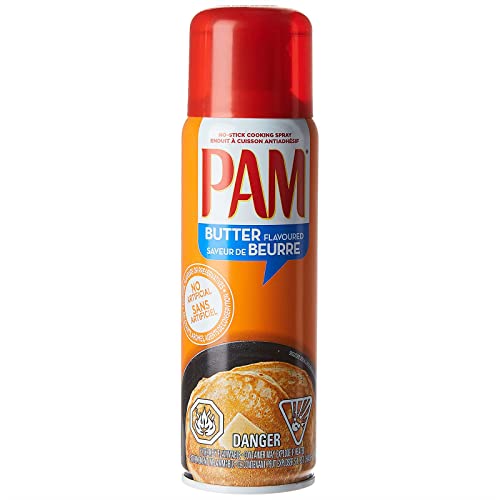 Pam Spray Butter, 142g - "Sprayable buttery goodness!"