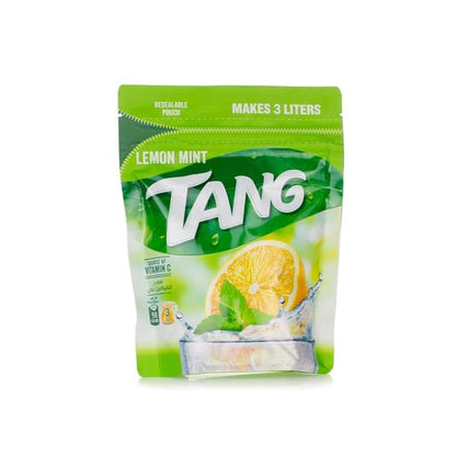 Tang Lemon Mint Instant Drink powder Resealable Pouch Imported, 375g Each (Pack of 2)