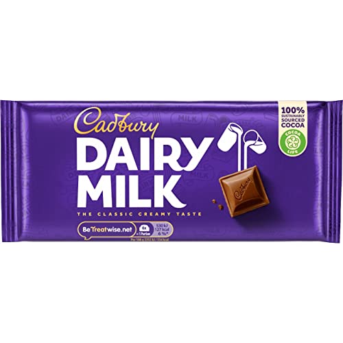 Cadbury Dairy Milk Chocolate, 95 g - Pure milk chocolate