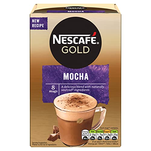 Nescafe Gold Mocha, 176 g - "Gold Mocha Indulgence - Pure Chocolate Coffee Delight!"