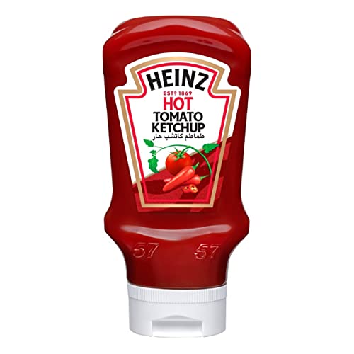 Heinz Hot Tomato Ketchup, 460g - Hot and spicy tomato ketchup.