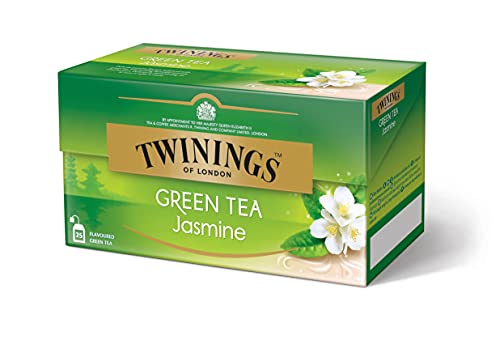 Twinings of London Green Tea & Jasmine • 25 Tea Bags, 1.59 oz ℮ 45 g