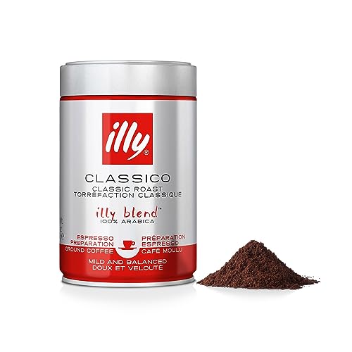 Illy Ground Classico Medium Roast, 250g - Classico medium roast ground coffee, 250g.