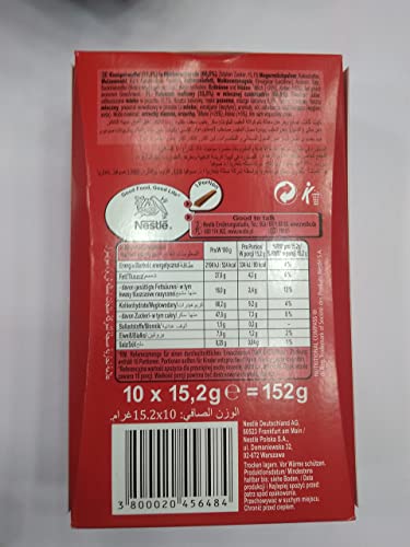 Nestlé Kitkat Singles Milk And Cocoa Chocolate Bars, 10X15.2G - "KitKat Singles - 10x15.2g of Milk & Cocoa Chocolate Bars!"