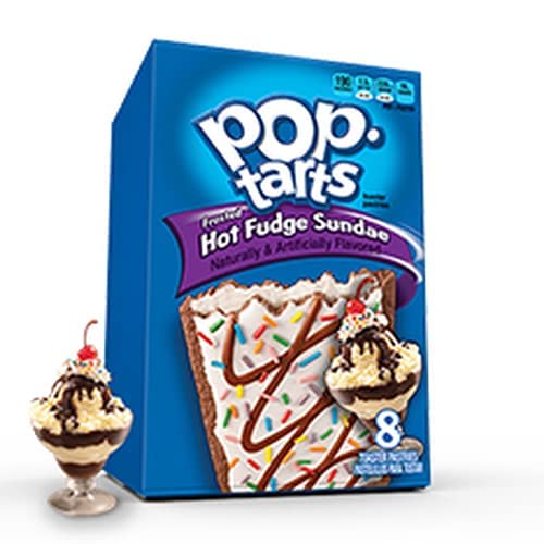 Pop Tarts Frosted Hot Fudge Sundae Pouch, 2 X 384 g - "Hot fudge sundae treat!"