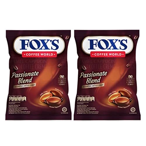 Fox's Crystal Clear Coffee World Passionate Blend Assorted Coffee Candy (125Gms (Pack of 2)) - Double coffee candy pack!