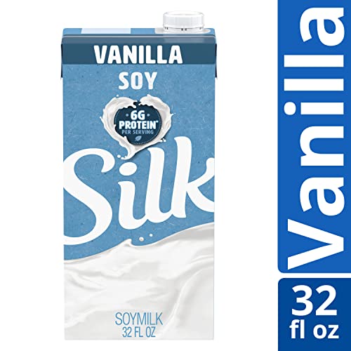 Silk Vanilla Soy Beverage (Plant Based / Vegan Milk Alternative) 946 ml