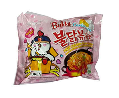 Samyang Hot Chicken Buldak Carbonara Noodles, 130 grams