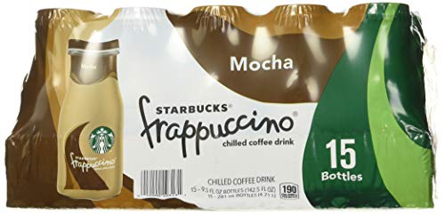 Starbucks Frappuccino, Coffee, 9.5 Ounce Glass Bottles, 15 Count