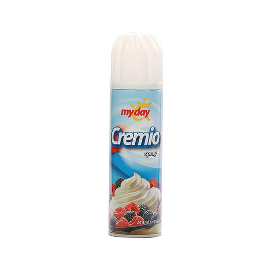 MyDay Cremio Whipped Cream Spray 250g Can- Perfect for those homemade sweet treats! - "Whipped Cream Magic!"