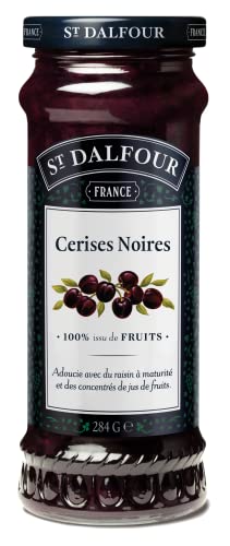 St Dalfour Fruit Preserve, BlackCherry, 284grams